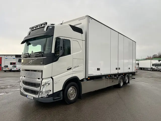 Volvo FH13 500 6x2*4 Skåpbil Öppningsbarsida, Långt Skåp