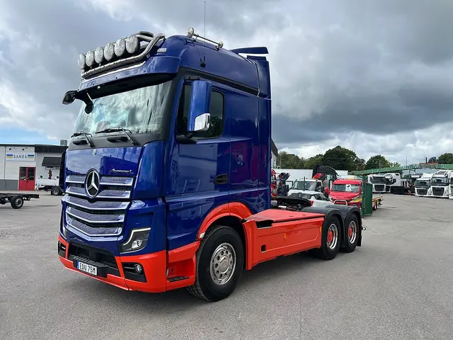 Mercedes-Benz Actros 3353 LS 6x4 Dragbil, Hydraulik, Euro 6