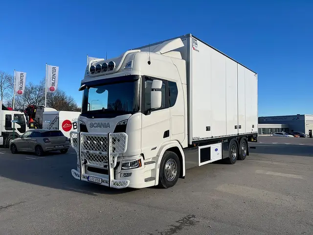 Scania R500 Kylbil Frysbil 2 Zon FNA Öppningsbar sida Bommar