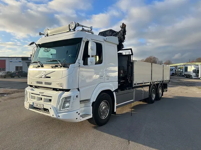 Volvo FMX 450 6x2*4 Kranbil / Brädgårdsbil Euro 6 Hiab 232