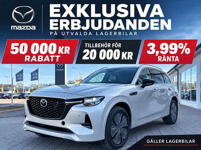 Mazda CX-80 2.5 e-SKYACTIV PHEV 327 hk, 8AT, AWD, Homura Plus CAHO