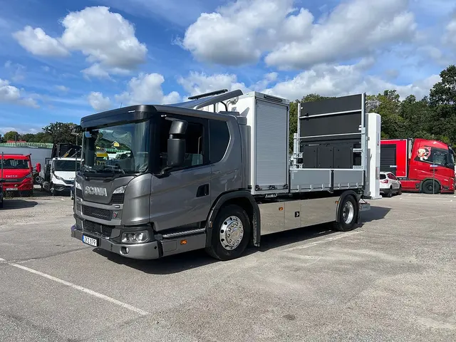 Scania L280 4x2 TMA Bil Berlex & Verdegro, Euro 6