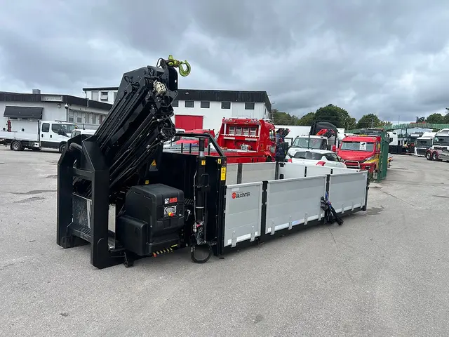Övriga Kranflak Hiab 232-E5 kran & Schaktlucka