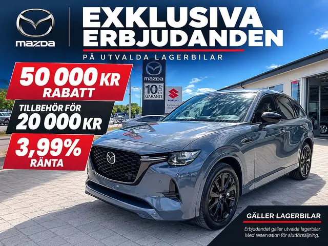 Mazda CX-60 2.5 e-SKYACTIV PHEV 327hk, AWD, Homura Plus BLOP