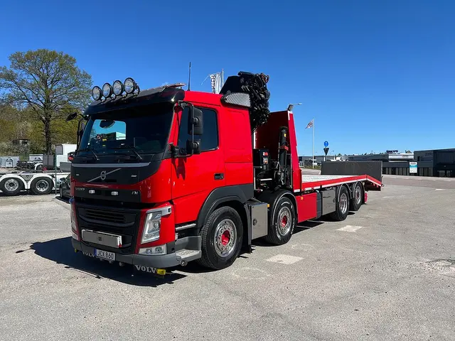 Volvo FM13 460 8x2*6 Maskinbil med stor kran, Euro 6