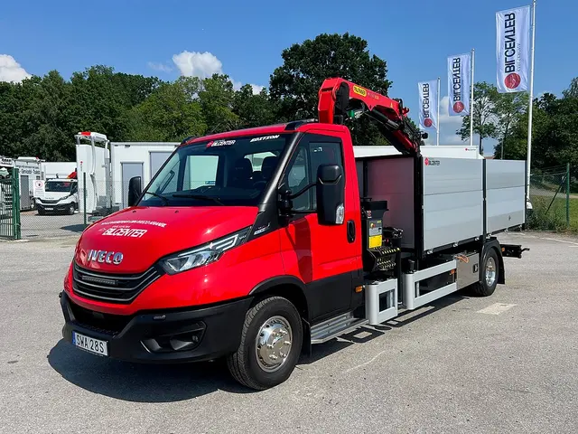 Iveco Daily 72C18 Tippbil / Kranbil Palfinger Kran & Skopa