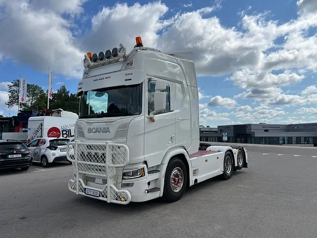 Scania R500 6x2 Dragbil Retarder, Klädd hytt, Full Boggie